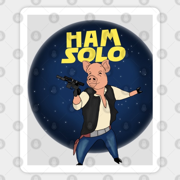 Ham Solo Magnet by mailshansen